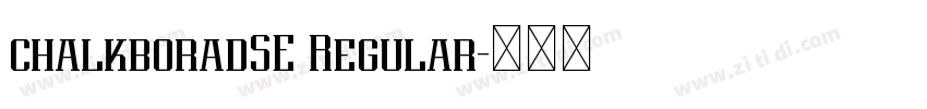 chalkboradSE Regular字体转换